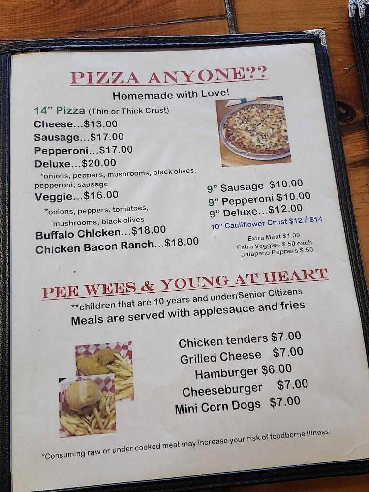 Charlie's Lake Metonga Resort Restaurant Menu image 1