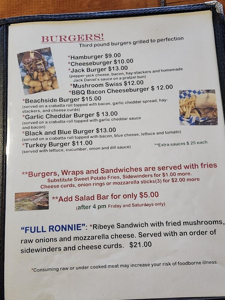 Charlie's Lake Metonga Resort Restaurant Menu image 3